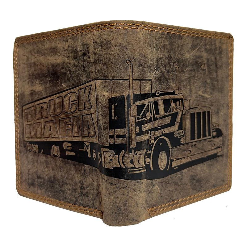 Truck Mafia Leder-Geldbörse – Robustes Design für LKW-Enthusiasten
