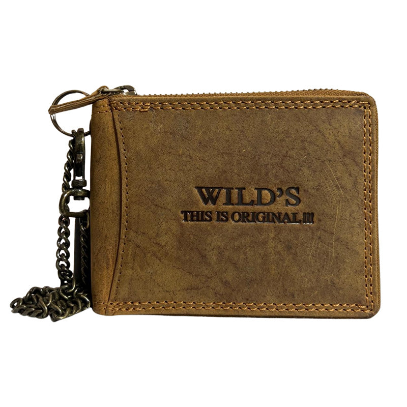 Wild’s Original Leder-Geldbörse mit Kette – Stil trifft Sicherheit