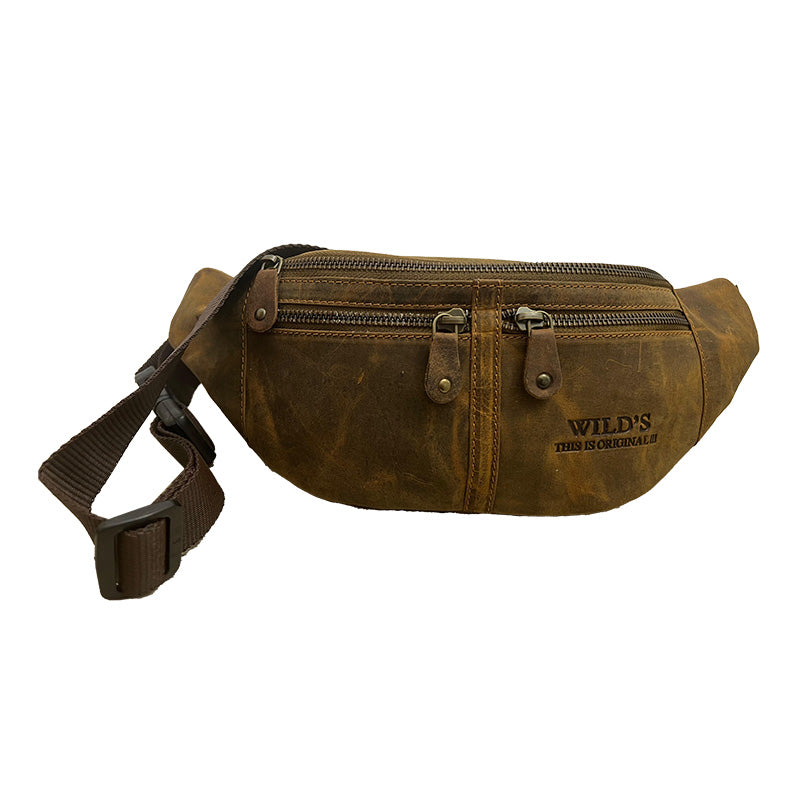 Wild’s Premium Leder Gürteltasche – Robuster Stil, Ultimative Praktikabilität