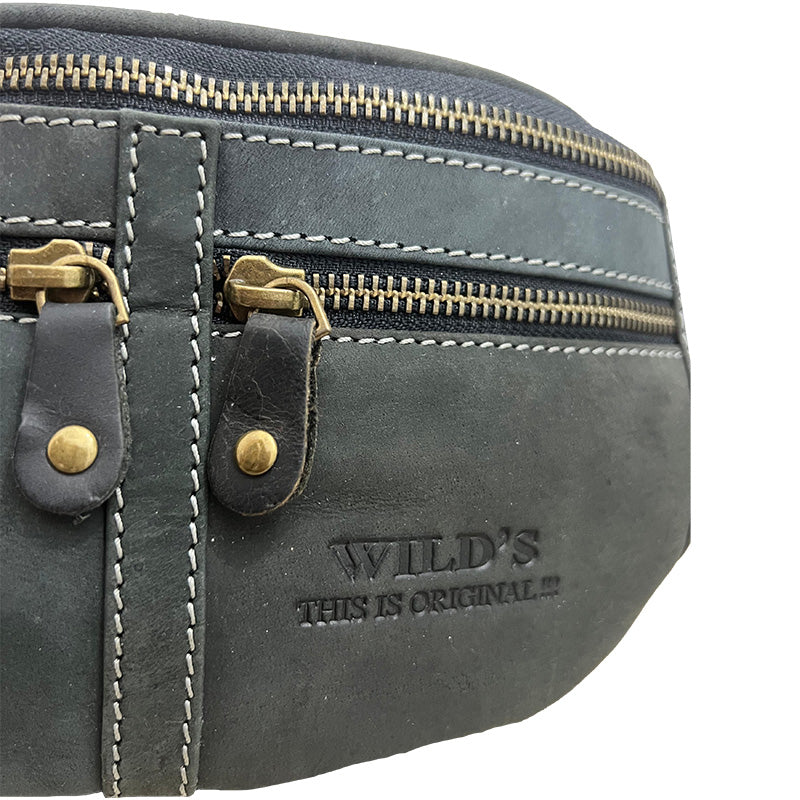 Wild’s Premium Leder Gürteltasche – Robuster Stil, Ultimative Praktikabilität
