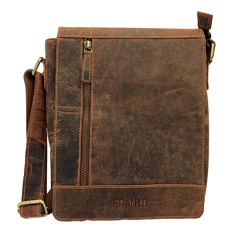 Vintage Leder Messenger Bag – Klassischer Stil & Funktionalität