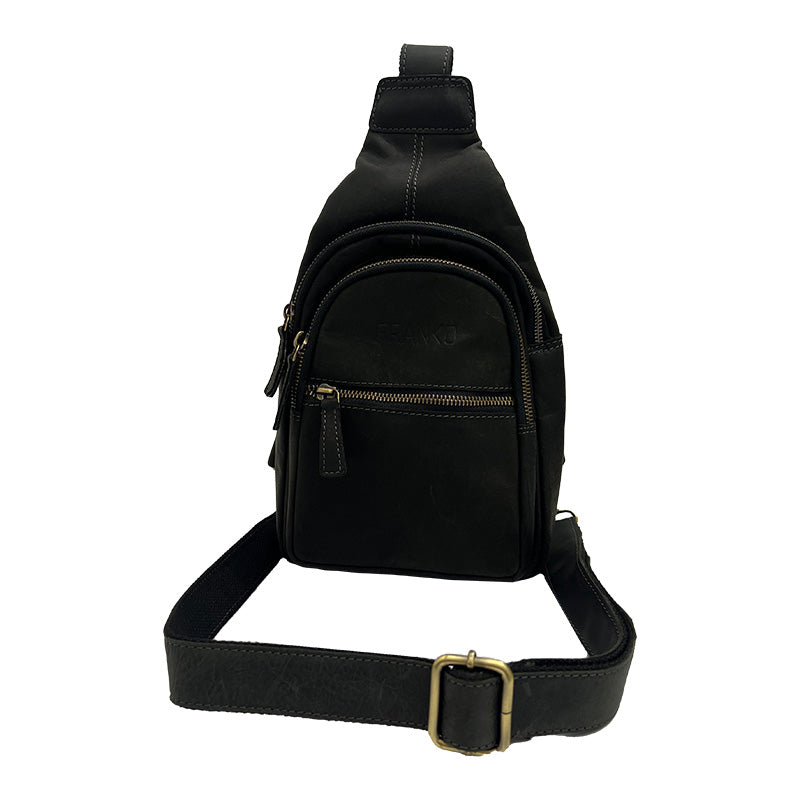 Vintage-Leder-Sling-Bag – Stilvoll, Praktisch & Langlebig