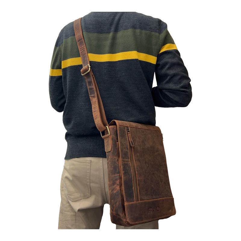 Vintage Leder Messenger Bag – Klassischer Stil & Funktionalität