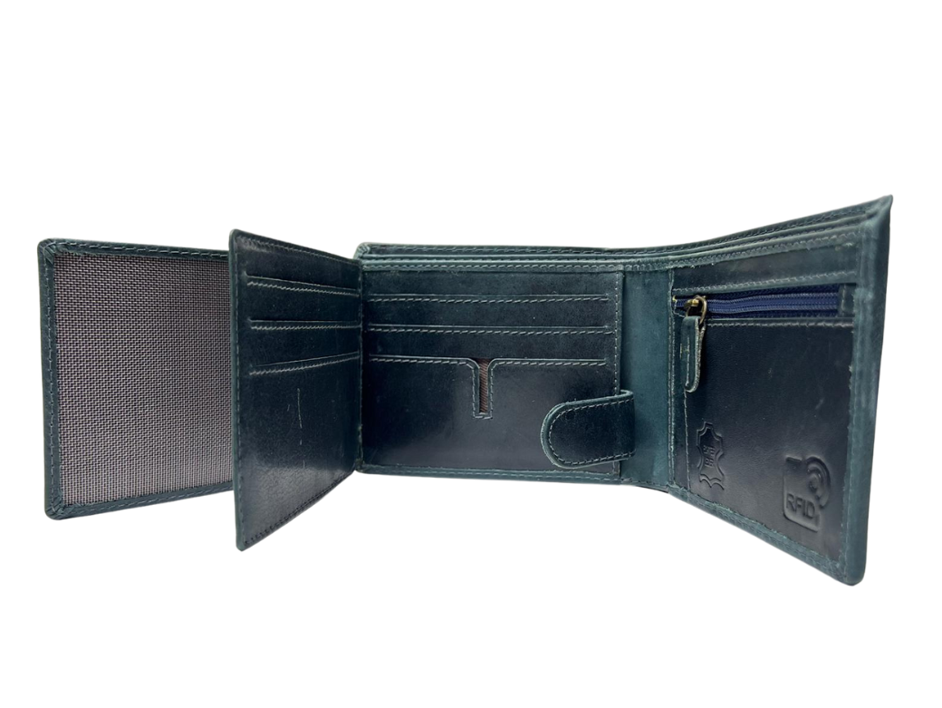 BlueBurry Premium-Leder-Geldbörse – Perfekte Kombination aus Eleganz und Funktionalität