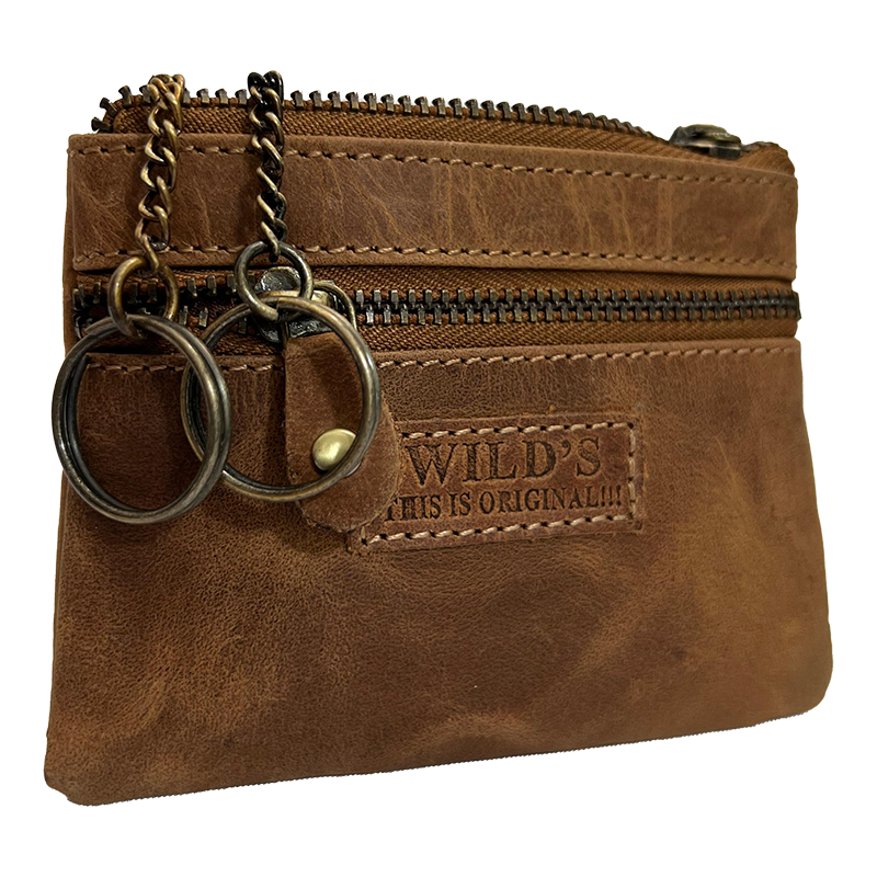 Wild’s Genuine Leather Wallet with Chain