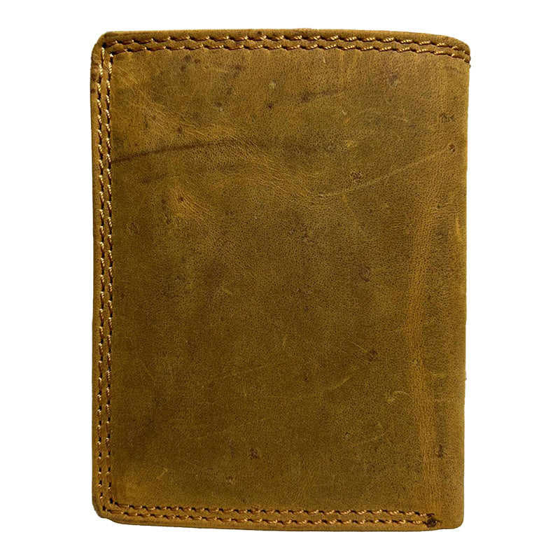 Premium-Leder-Geldbörse mit Skull-Motiv – Dein Statement-Accessoire (Hoch)
