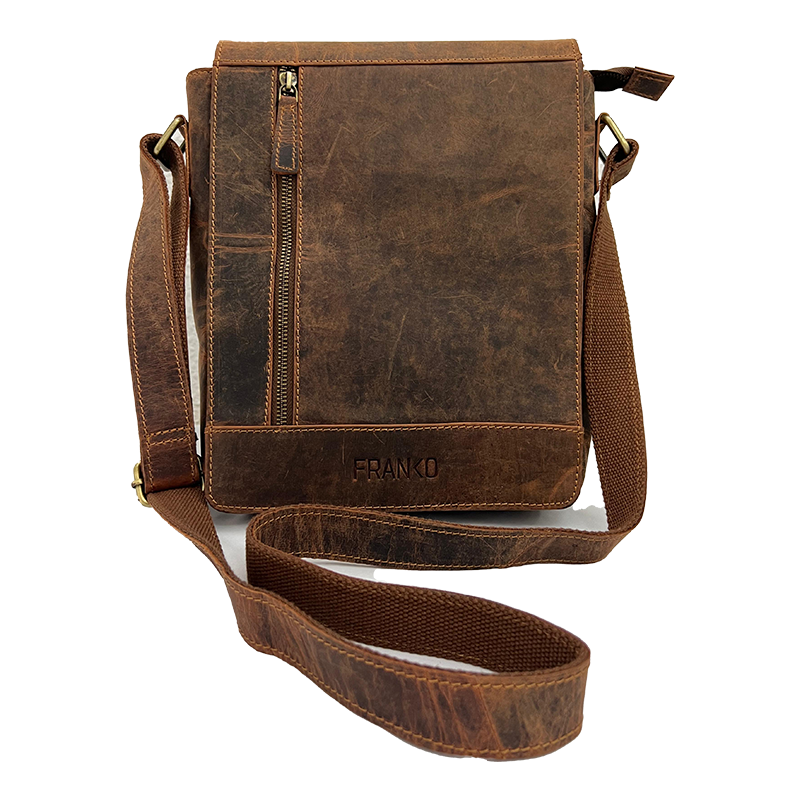 Vintage Leder Messenger Bag – Klassischer Stil & Funktionalität