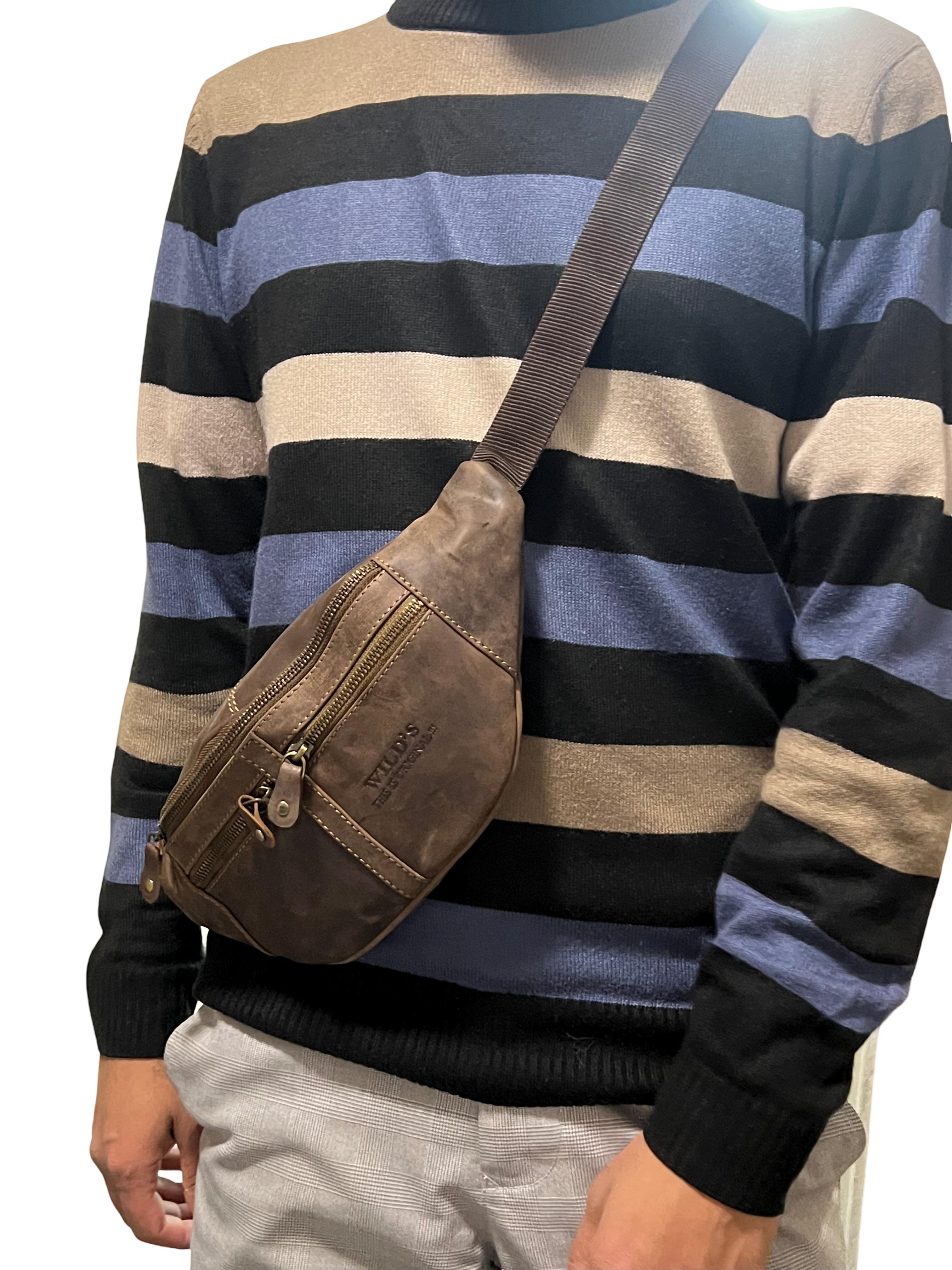 Wild’s Premium Leder Gürteltasche – Robuster Stil, Ultimative Praktikabilität